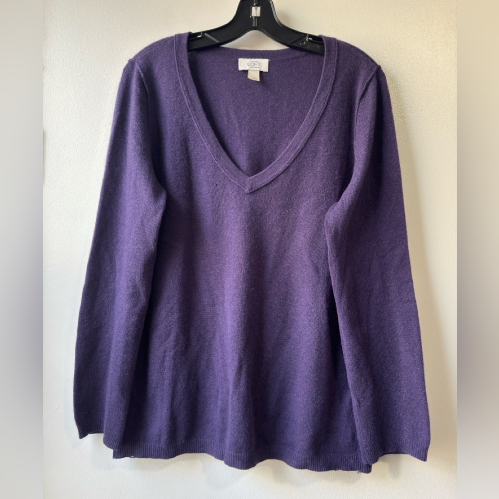 Ann Taylor Deep Purple Knitwear